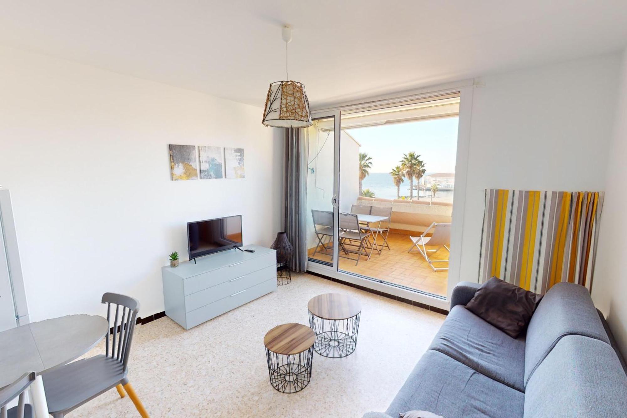 Appartement T2 Vue Plage Meze Proche Sete Mèze Exterior foto